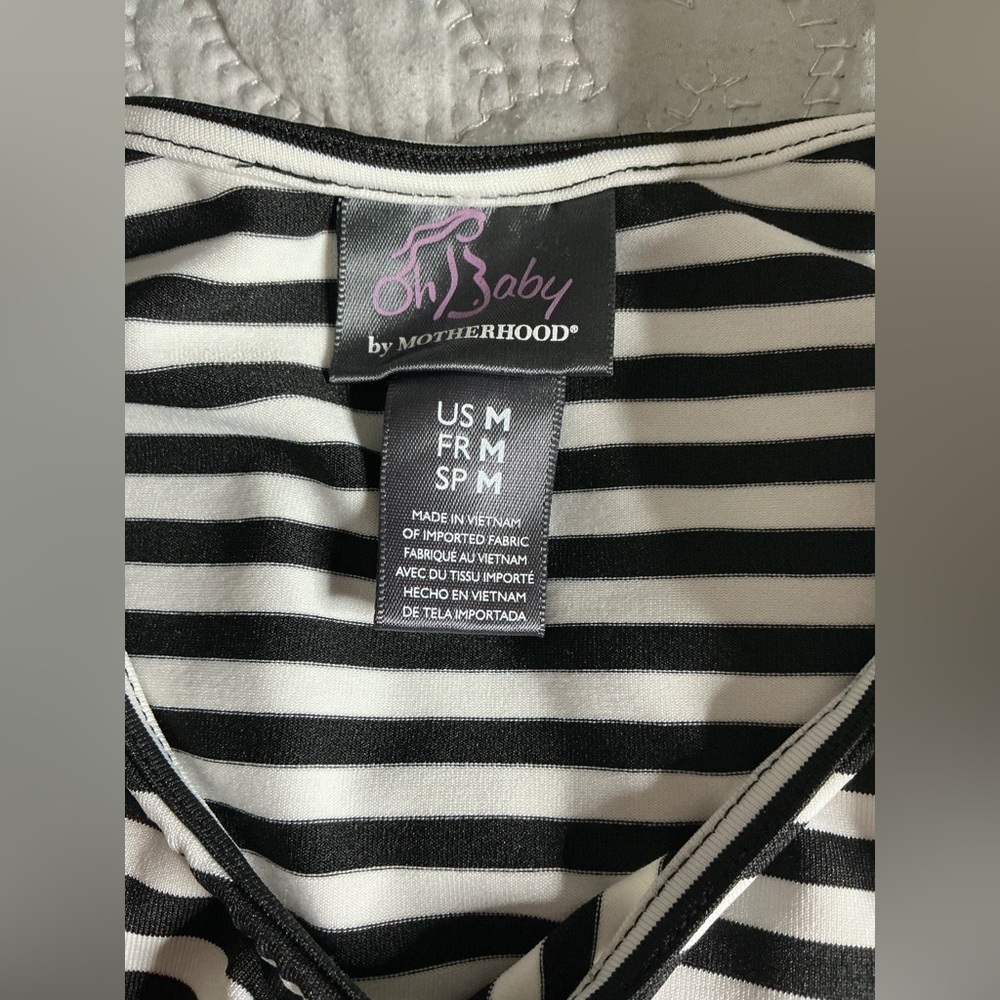 by MOTHERHOOD Black and White Tank Top SIZE M - Picture 9 of 9